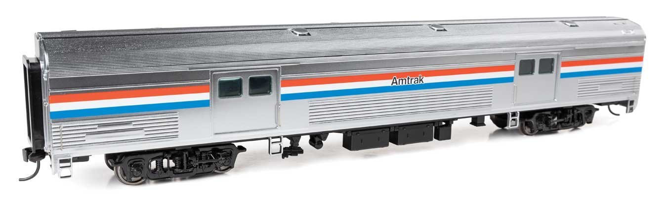 73′ Budd Baggage Car - Ready to Run -- Amtrak Phase III Decal, HO, WalthersProto 13078