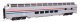85′ Budd Great Dome - Ready to Run -- Amtrak(R) (Phase III with Decal), HO, WalthersProto 13600