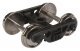 Rigid Plastic Trucks w/36′ RP-25 Metal Wheels & Axles -- 100-Ton Barber S-2 - 1 Pair, HO, WalthersProto 2002
