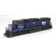 EMD SD45 - Sound and DCC - Paragon4(TM) -- Montana Rail Link 369 (blue, black, white, red, W Logo), HO, Broadway Limited Imports