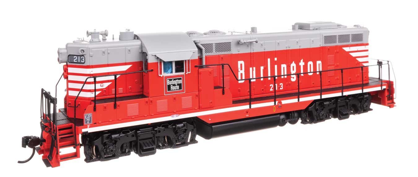 EMD GP7 - LokSound 5 Sound and DCC -- Chicago, Burlington & Quincy 213, HO, WalthersProto 42420