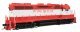 EMD GP35 Phase II - LokSound 5 Sound & DCC -- St. Louis - San Francisco `Frisco` 728, HO, WalthersProto 43310