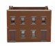 Gemini Building -- Assembled - 4-1/4 x 3-5/8 x 3-3/8′ 10.7 x 9.2 x 8.5cm, HO, WalthersTrainline 806
