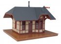 Victoria Springs Station -- Assembled - 4-1/2 x 3-3/4 x 3-1/2 11.4 x 9.5 x 7.9cm, HO, WalthersTrainline 811