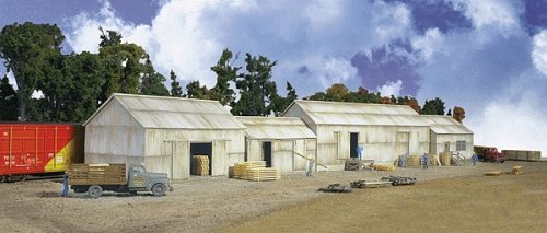 Clayton County Lumber -- Kit, HO, Walthers Cornerstone 2911