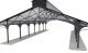 Train Shed with Clear Roof -- Kit: 22-3/8 x 11-9/16 x 6-1/4′ 56.8 x 29.3 x 15.8cm, HO, Walthers Cornerstone 2984