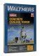 Concrete Coaling Tower -- Kit - Tower & Shed: 6-3/8 x 4-1/8 x 11′ 10.5 x 16.2 x 27.9cm, HO, Walthers Cornerstone 3042