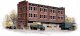 Railway Express Agency (REA) Transfer Building -- Kit - 13-1/8 x 6-1/8 x 6-3/8′ 32.8 x 15.5, HO, Walthers Cornerstone 3095