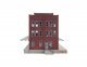 Railway Express Agency (REA) Transfer Building -- Kit - 13-1/8 x 6-1/8 x 6-3/8′ 32.8 x 15.5, HO, Walthers Cornerstone 3095