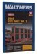 Shop Building No.1 Background Building -- Kit - 11-9/16 x 3-1/4 x 6-15/16′ 28.9 x 8.1 x 17., HO, Walthers Cornerstone 3165