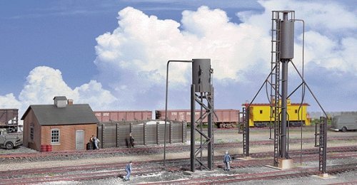 Sanding Towers & Drying House -- Kit, HO, Walthers Cornerstone 3182