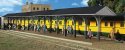 Wood Station Shed & Platform -- Kit - 4 Sections Each: 5-5/8 x 2-3/8 x 2-3/8′ 14 x 5.9 x 5., HO, Walthers Cornerstone 3188