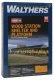 Wood Station Shed & Platform -- Kit - 4 Sections Each: 5-5/8 x 2-3/8 x 2-3/8′ 14 x 5.9 x 5., HO, Walthers Cornerstone 3188