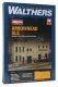 Arrowhead Ale Background Building -- Kit - 12-1/4 x 4-5/8 x 2-1/8′ 31.1 x 11.7 x 5.4cm, HO, Walthers Cornerstone 3193