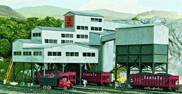 New River Mining Company -- Kit - Main Bldg: 7-1/2 x 5-3/8 x 5-5/8′ Truck Bldg: 4-1/4 x 1-5/8, N, Walthers Cornerstone 3221