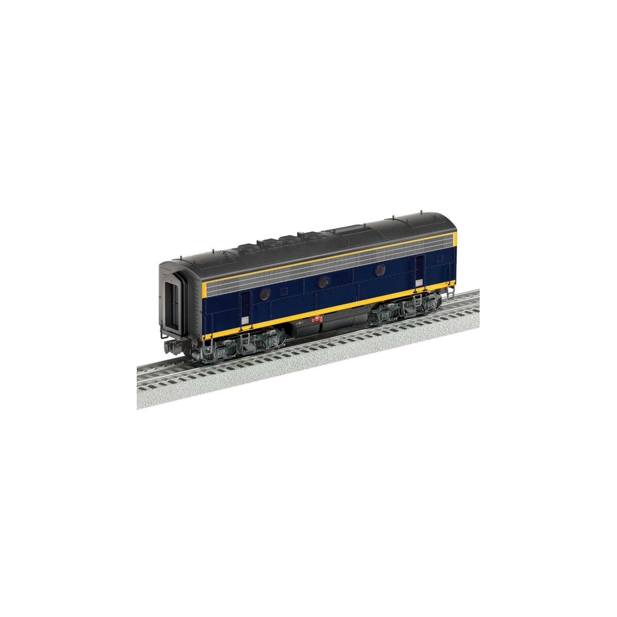 EMD F3B Unpowered - 3-Rail - Legacy Sound, SuperBass & Control -- Santa Fe 201B (blue, yellow), O, Lionel 2633199