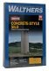 Concrete-Style Silo -- Kit - 1-5/8` x 5-1/2` 42 x 142cm, HO, Walthers Cornerstone 3332
