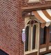Vic`s Barber Shop -- Kit - 2-1/2 x 3-1/2 x 3-3/8` 6.4 x 8.9 x 8.6cm, HO, Walthers Cornerstone 3471