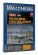 Wayne Bros. Ford Dealership -- Kit - 8-7/8 x 12-1/8 x 3-7/8′ 22.5 x 30 x 9.8cm, HO, Walthers Cornerstone 3483