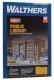 Public Library -- Kit - 8-1/2 x 6-1/2 x 4-3/4′ 21.5 x 16.5 x 12cm, HO, Walthers Cornerstone 3493