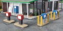 Gas Station Details -- Kit, HO, Walthers Cornerstone 3545
