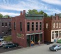 Lee`s Grocery Store -- Kit - 3-1/2 x 4-1/4 x 4-5/8` 8.9 x 10.8 x 11.7cm, HO, Walthers Cornerstone 3666
