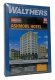 Ashmore Hotel -- Kit - 8-5/8 x 4-7/16 x 13-7/8′ 21.9 x 11.2 x 35.3cm, HO, Walthers Cornerstone 3764
