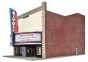 Rivoli Theatre -- Kit - 6-1/8 x 9-3/4 x 7-1/2′ 15.3 x 24.3 x 18.7cm, HO, Walthers Cornerstone 3771