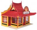 Golden Dragon Take Out -- Kit - 3-1/8 x 2-1/2 x 2-5/8′ 7.9 x 6.5 x 6.7cm, HO, Walthers Cornerstone 3780
