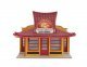 Golden Dragon Take Out -- Kit - 3-1/8 x 2-1/2 x 2-5/8′ 7.9 x 6.5 x 6.7cm, HO, Walthers Cornerstone 3780