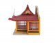 Golden Dragon Take Out -- Kit - 3-1/8 x 2-1/2 x 2-5/8′ 7.9 x 6.5 x 6.7cm, HO, Walthers Cornerstone 3780
