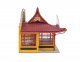 Golden Dragon Take Out -- Kit - 3-1/8 x 2-1/2 x 2-5/8′ 7.9 x 6.5 x 6.7cm, HO, Walthers Cornerstone 3780