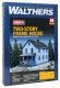 Two-Story Frame House -- Kit - 5 x 2-1/2 x 4-1/16′ 12.7 x 6.3 x 10.3cm, HO, Walthers Cornerstone 3786