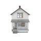 Company House pkg(2) -- Kit - Each: 6-7/16 x 2-13/16 x 3-3/4′ 16.3 x 7.1 x 9.4cm, HO, Walthers Cornerstone 3790