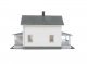 Company House pkg(2) -- Kit - Each: 6-7/16 x 2-13/16 x 3-3/4′ 16.3 x 7.1 x 9.4cm, HO, Walthers Cornerstone 3790