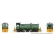 MLW S13 - Sound and DCC -- BC Rail 1002 (2-Tone Green, white, yellow), HO, Rapido Trains Inc 36502