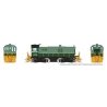 MLW S13 - Sound and DCC -- BC Rail 1002 (2-Tone Green, white, yellow), HO, Rapido Trains Inc 36502