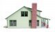 Craftsman Bungalow -- Kit - 7 x 4-7/16 x 3-7/8′ 17.7 x 4.4 x 9.8cm, HO, Walthers Cornerstone 3797