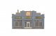 State Line Farm Supply -- Kit: 3-1/4 x 4-1/4 x 1-7/8` Ramp: 1-3/16 x 4-7/8`, N, Walthers Cornerstone 3808