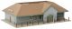 Modern Suburban Station -- Kit - 5-3/4 x 3-5/8 x 1-3/4′ 14.6 x 9.2 x 4.4cm, N, Walthers Cornerstone 3887