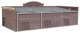 Modern Shopping Center I -- Kit - 6-1/4 x 3 x 2-1/8′ 15.8 x 7.6 x 5.3cm, N, Walthers Cornerstone 3891