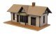 Golden Valley Depot -- Kit - 4 x 2-1/8 x 2′ 10.1 x 5.3 x 5cm, N, Walthers Cornerstone 3894