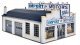 Import Motors -- Kit - 7-1/4 x 5-3/8 x 3-7/8′ 18.4 x 13.6 x 9.4cm, HO, Walthers Cornerstone 4023
