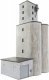 Prairie Co-Op Elevator -- Kit - 5-1/8 x 7-1/4 x 12′ 13 x 18.4 x 30.4cm, HO, Walthers Cornerstone 4047