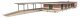 Mid-Century Modern Freight Station -- Kit - 27-3/4 x 8-1/2 x 2-3/4′ 70.5 x 21.5 x 6.9cm, HO, Walthers Cornerstone 4065