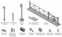 Security Details -- Kit, HO, Walthers Cornerstone 4074