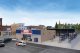 Hardware and Lumber Store -- Kit - Main Building: 8-7/8 x 9-15/16 x 2-13/16′ 22.5 x 25.2 x 7, HO, Walthers Cornerstone 4119