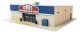 Hardware and Lumber Store -- Kit - Main Building: 8-7/8 x 9-15/16 x 2-13/16′ 22.5 x 25.2 x 7, HO, Walthers Cornerstone 4119