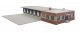Cross-Dock Truck Facility -- Kit - 16-5/16 x 19-3/16 x 3-1/8′ 41.4 x 48.7 x 7.9cm, HO, Walthers Cornerstone 4131
