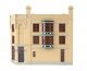 Walthers Water Street Building -- Kit - 7-3/4 x 4-3/4 x 7-1/8′ 19.4 x 11.9 x 17.8cm, HO, Walthers Cornerstone 4203